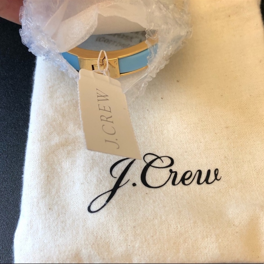 J. Crew Turquoise Enamel clamp bracelet - Picture 2 of 2